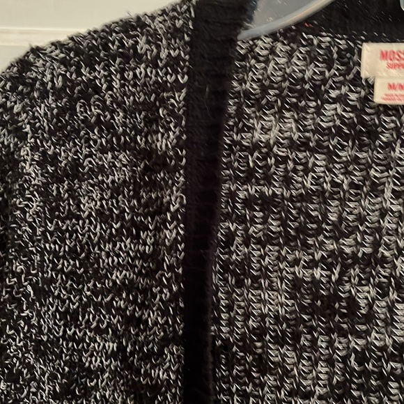 Mossimo Supply Co. Black and White Cardigan Sz M - Picture 3 of 6